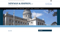 Desktop Screenshot of newmansimpson.com